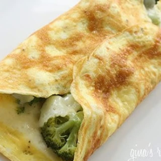 Broccoli or Spinach Omelet.
