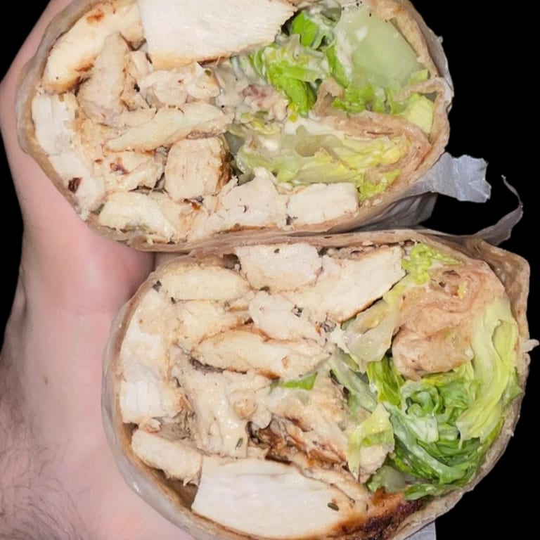 Delicious Chicken Caesar Wrap
