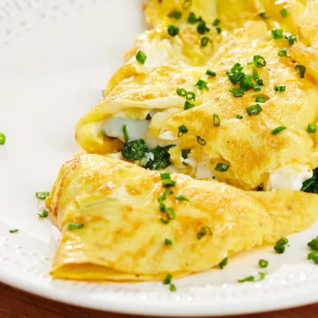 Feta Cheese Omelet.