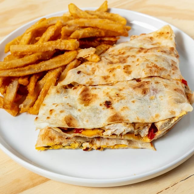 Chicken Quesadilla.