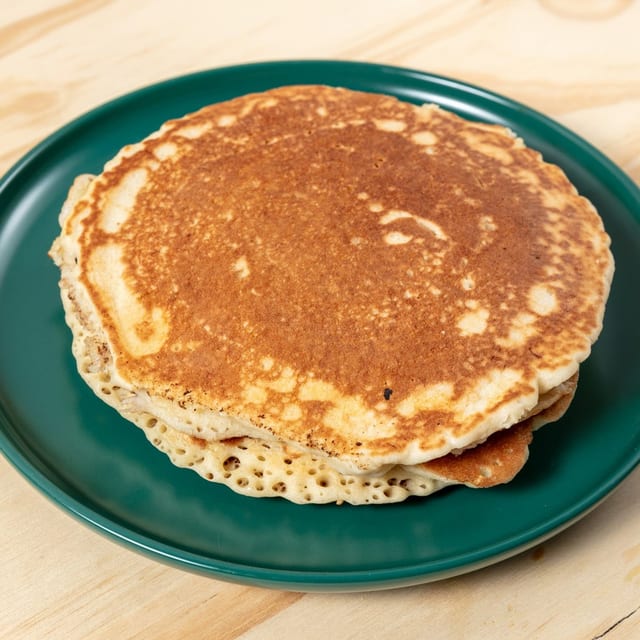 Regular or Whole Wheat Pancakes.
