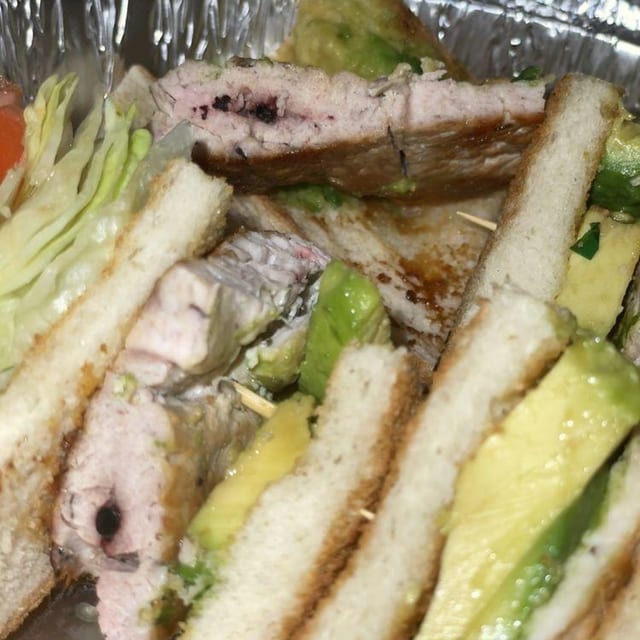 Grilled Chicken Triple Decker.