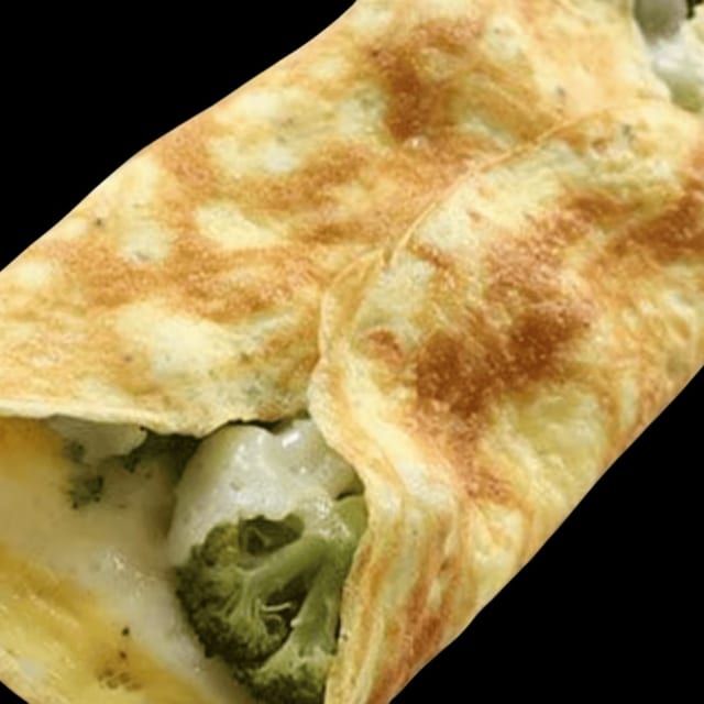 Broccoli & Cheese Omelet.